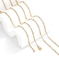 Edelstahl Schmuck Halskette, 304 Edelstahl, plattiert, unterschiedliche Länge der Wahl & DIY, keine, 1.50mm, 10SträngeStrang/Tasche, verkauft von Tasche