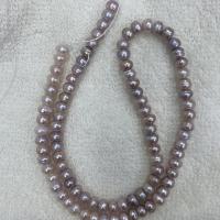 Naturliga sötvattenspärla lösa pärlor, Freshwater Pearl, DIY, fler färger för val, 5mm, Såld Per Ca 15 inch Strand