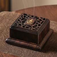 black Sandalwood Brûleur d’encens, fait à la main, pour la maison et le bureau & durable, 110x53mm, Vendu par PC