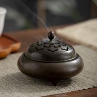 Brass Incense Burner, handmade, for home and office & durable, nickel, lead & cadmium free, 95x72mm, Sold By PC