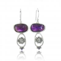 Crystal Earrings Zinc Alloy with Crystal plated vintage & for woman nickel lead & cadmium free Sold By Pair