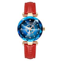 Women Wrist Watch, Tibetan Style, with PU Leather & Glass & 304 Stainless Steel, Round, plated, Life water resistant & for woman & with rhinestone, more colors for choice, 195mm, 30.3x9.5mm, Sold By PC