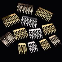 Messing Dekorative Hair Comb Finde, forgyldt, forskellige stilarter for valg, flere farver til valg, nikkel, bly & cadmium fri, Solgt af PC