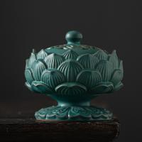 Porcelain Incense Burner, handmade, for home and office & durable, more colors for choice, 108x97mm, Sold By PC