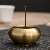 Brass Incense Burner, handmade, for home and office & durable, more colors for choice, nickel, lead & cadmium free, 58x29mm, Sold By PC