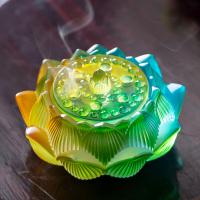 Cristal de murano Quemador de incienso, hecho a mano, para el hogar y la oficina & Sostenible, más colores para la opción, 115x70mm, Vendido por UD