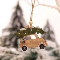Wood Christmas Tree Decoration, Carved, cute & different styles for choice, Sold By PC
