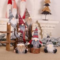 Étoffes Décoration d’arbre de Noël, avec Tissu gratté, fait à la main, Mini & styles différents pour le choix, plus de couleurs à choisir, Vendu par PC