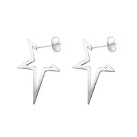 Stainless Steel Stud Earrings 304 Stainless Steel Vacuum Ion Plating fashion jewelry & for man Sold By PC