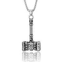 Titanium Steel Pendants Hammer of Thor polished DIY & for man & blacken Sold By PC