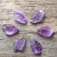 Hair Accessories DIY Findings, Amethyst, petals, 11x18mm, Sold By PC