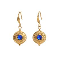 Resin Earring 304 Stainless Steel with Resin fashion jewelry & for woman golden Sold By Pair