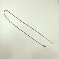 Stainless Steel Chain Necklace, 304 Stainless Steel, with 5cm extender chain, Unisex, original color, 2.50mm, Length:Approx 45 cm, Sold By PC