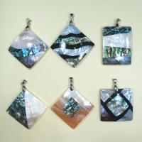 Shell Pendants, Unisex & different styles for choice, more colors for choice, Sold By PC