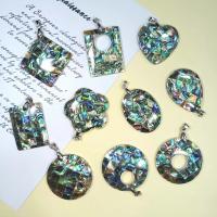 Natural Abalone Shell Pendants Unisex & hollow Sold By PC
