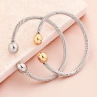 Stainless Steel Bangle 304 Stainless Steel Adjustable & fashion jewelry & for woman 4mm 60mm Sold By PC