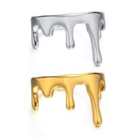 Rustfrit stål fingre Ringe, 304 rustfrit stål, mode smykker & forskellig størrelse for valg & for kvinde, flere farver til valg, 15mm, Solgt af PC