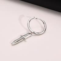 Stainless Steel Drop Earring 304 Stainless Steel fashion jewelry & for man original color Sold By PC