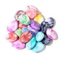 Harz Schmuckperlen, Unterschiedliche Form zur Auswahl & DIY, gemischte Farben, verkauft von Tasche