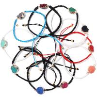 Resin Bracelets, Knot Cord, with Resin, with 5cm extender chain, handmade, adjustable & for woman, more colors for choice, Length:18 cm, Sold By PC