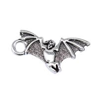 Tibetan Style Animal Pendants, Bat, antique silver color plated, vintage & DIY, nickel, lead & cadmium free, 22x12mm, Sold By PC
