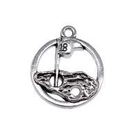 Zinc Alloy Pendants antique silver color plated DIY nickel lead & cadmium free Sold By PC