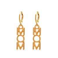 Huggie Hoop Drop Earring, Tibetan Style, KC gold color plated, fashion jewelry & different styles for choice & for woman, golden, nickel, lead & cadmium free, 39mm, Sold By Pair