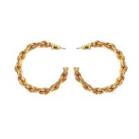 Goujon Laiton, Plaqué d'or 18K, bijoux de mode & pour femme, plus de couleurs à choisir, protéger l'environnement, sans nickel, plomb et cadmium, 32mm, Vendu par paire