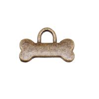 Tibetan Style Pendants, Dog Bone, antique bronze color plated, vintage & DIY, nickel, lead & cadmium free, 16x10mm, Sold By PC