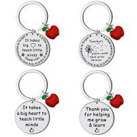 Bag Purse Charms Keyrings Keychains, 304 Stainless Steel, Flat Round, Unisex & with letter pattern & enamel, more colors for choice, Sold By PC