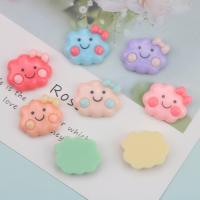 Hair Accessories DIY Findings, Resin, Cloud, anoint, more colors for choice, 24x20mm, Sold By PC