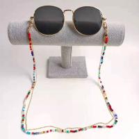 Zinklegierung Brillenkette, mit Kristall, Anti-Skidding & für Frau, keine, frei von Nickel, Blei & Kadmium, Länge:ca. 75 cm, verkauft von PC