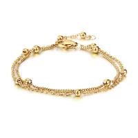 Stainless Steel Jewelry Bracelet 304 Stainless Steel with 1.38inch extender chain polished fashion jewelry & for woman Length Approx 6.5 Inch Sold By PC