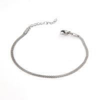 Stainless Steel Jewelry Bracelet 304 Stainless Steel with 1.18inch extender chain fashion jewelry & for woman Length Approx 6.3 Inch Sold By PC