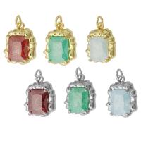 Cubic Zirconia Brass Pendants plated fashion jewelry & DIY & with cubic zirconia Approx 3mm Sold By PC