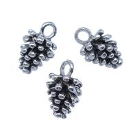 Tibetan Style Pendants, Pinecone, antique silver color plated, vintage & DIY, nickel, lead & cadmium free, 11x11x19mm, Sold By PC