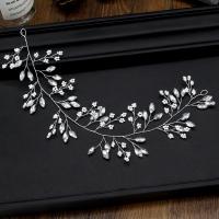 Bridal Hair Wreath Zinc Alloy with Seedbead fashion jewelry & for woman & with rhinestone nickel lead & cadmium free Sold By PC