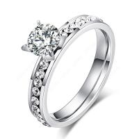 Rhinestone палец кольцо, Медно-никелевый сплав, Другое покрытие, разный размер для выбора & Женский & со стразами, Много цветов для выбора, размер:6-11, продается PC