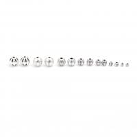 925 Sterling Silver Spacer Bead, Watermelon, DIY & different size for choice, Sold By PC