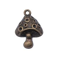 Tibetan Style Pendants, mushroom, antique bronze color plated, vintage & DIY, nickel, lead & cadmium free, 18x26mm, Sold By PC