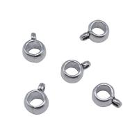 Zinc Alloy Bail Beads Donut antique silver color plated vintage & DIY nickel lead & cadmium free Sold By PC