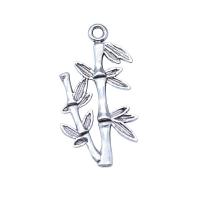 Zinc Alloy Pendants Bamboo antique silver color plated vintage & DIY nickel lead & cadmium free Sold By PC