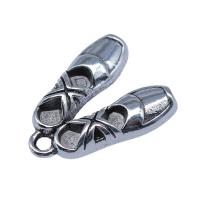 Tibetan Style Shoes Pendants, antique silver color plated, vintage & DIY, nickel, lead & cadmium free, 16x20mm, Sold By PC