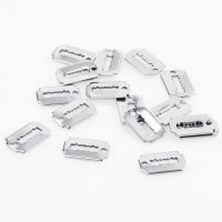 Stainless Steel Pendants, 304 Stainless Steel, Razor Blade, Vacuum Ion Plating, DIY & hollow, more colors for choice, 12x8mm, Sold By PC