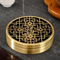 Brass Incense Burner, for home and office & durable & different styles for choice, nickel, lead & cadmium free, 96x25mm, Sold By PC