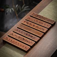 Black Sandalwood Incense Burner, handmade, for home and office & durable & different styles for choice, 240x50x25mm, Sold By PC