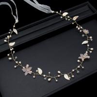 Headband Zinc Alloy with Crystal & Plastic Pearl fashion jewelry & for woman nickel lead & cadmium free Sold By PC