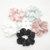 Hair Scrunchies, Satin, fashion jewelry & for woman, more colors for choice, 150x60mm, Sold By PC
