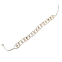 Muschel Schmuck Armband, Baumwollfaden, mit Muschel, Schale, Bohemian-Stil & für Frau, 16-18mm, Länge:37 cm, verkauft von PC