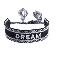 Fashion Bracelet & Bangle Jewelry Polyester and Cotton Embroidery Unisex & adjustable Length Approx 18-28 cm Sold By PC